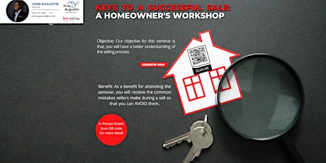 Keys to a Successful Sale: A Homeowner's Workshop