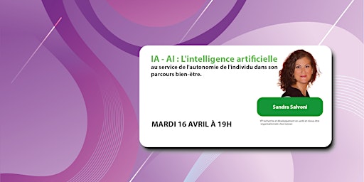 Imagem principal do evento IA - AI : L'intelligence artificielle au service de l'autonomie