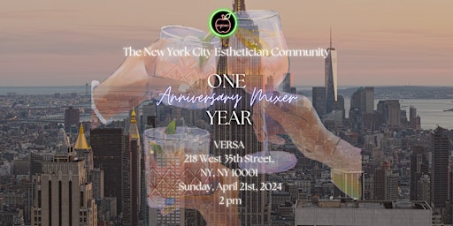 Imagem principal do evento NYC Esthetician First Anniversary Social Mixer
