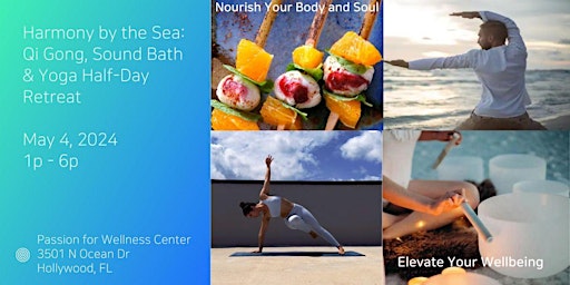 Harmony by the Sea:  Half-Day Retreat with Qi Gong, Sound Bath & Yoga primary image