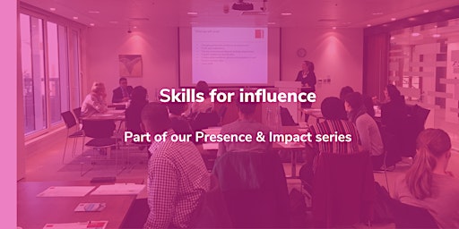 Imagem principal do evento Skills for influence