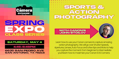 Spring Expo Series: Sports & Action Photography with Canon's John Stoilov primary image