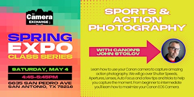 Primaire afbeelding van Spring Expo Series: Sports & Action Photography with Canon's John Stoilov