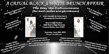 A Casual Black & White Brunch Affair