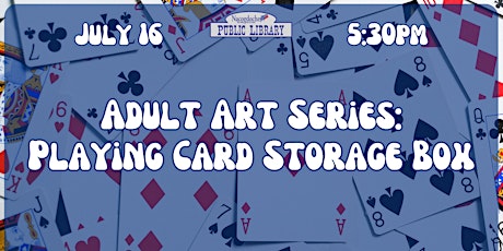 Adult Art Series: Playing Card Storage Box