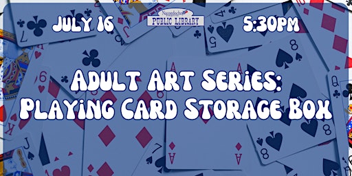 Adult Art Series: Playing Card Storage Box primary image