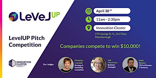 LevelUP Pitch Competition: Discover Tomorrow's Top Startups primary image
