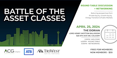 ACG Calgary Battle of the Asset Classes primary image