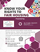 Imagem principal do evento Know Your Rights to Fair Housing – Resource Fair