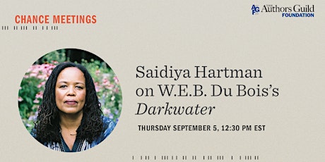 Chance Meetings - Saidiya Hartman on W.E.B. Du Bois's Darkwater