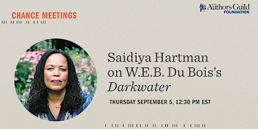 Chance Meetings - Saidiya Hartman on W.E.B. Du Bois's Darkwater primary image
