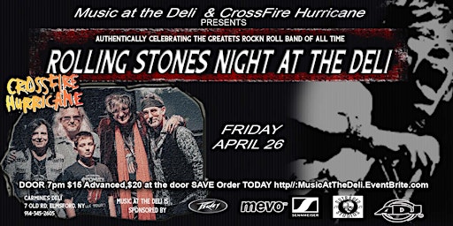 Imagem principal do evento A Night of Rolling Stones Music w/ Crossfire Hurricane