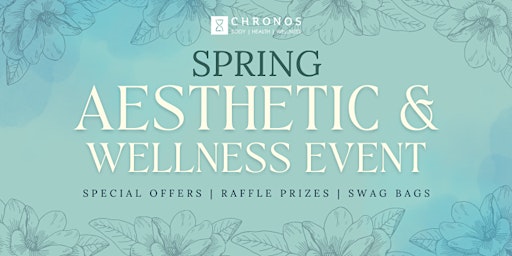 Primaire afbeelding van Spring Aesthetic & Wellness Event