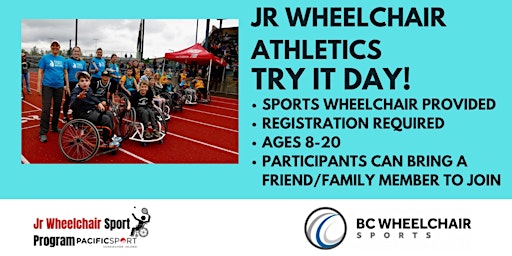 Hauptbild für JR Wheelchair Athletics Try It Day