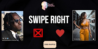 Imagem principal do evento Swipe Right ; Find Your Match & Win $100