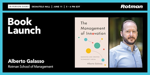 Alberto Galasso on "The Management of Innovation" primary image
