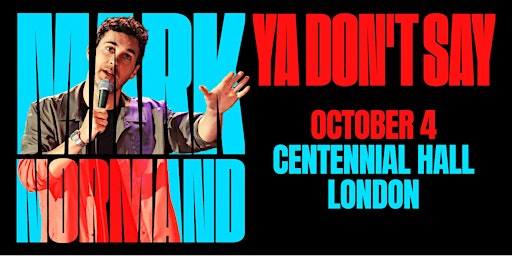 Primaire afbeelding van Mark Normand: Ya Don't Say Tour