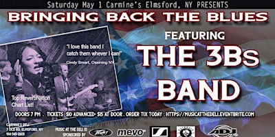 Imagem principal do evento Brining Back the Blues Live with The 3Bs Band!