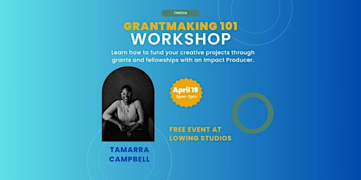 Image principale de Creative Grantmaking Workshop 101