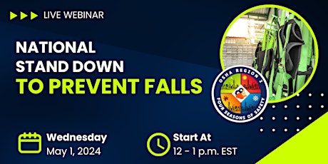 OSHA Region 2 2024 Fall Stand Down Lunch & Learn Kick-off Webinar