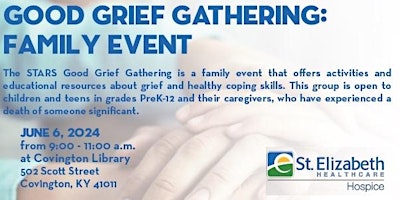 Imagem principal do evento STARS: Good Grief Gathering-Family Event