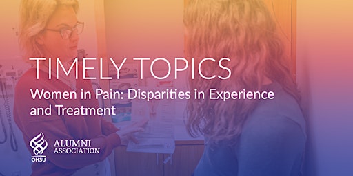 Timely Topics Webinar: Women in Pain primary image