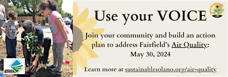 Imagen principal de Fairfield Air Quality Action Plan Workshop (Zoom)