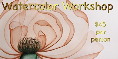 Private Party - Watercolor Workshop at Your Location on Your Date! primary image