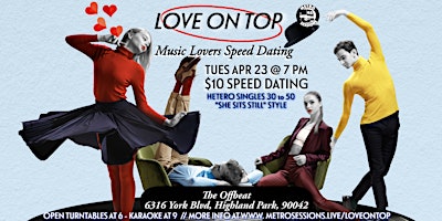Primaire afbeelding van Love on Top: Music Lovers Speed Dating