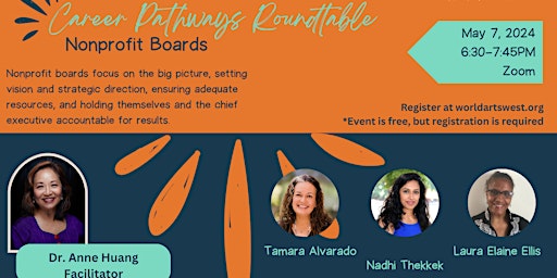 Primaire afbeelding van Career Pathways Roundtable: Nonprofit Boards