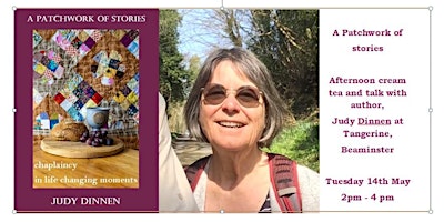 Hauptbild für A Patchwork of Stories: Cream Tea and Talk with author Judy Dinnen