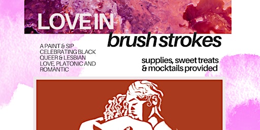 Hauptbild für Love in Brushstrokes: A Sapphic Paint n Sip Event