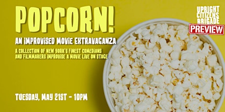 *UCBNY Preview* Popcorn! An Improvised Movie Extravaganza