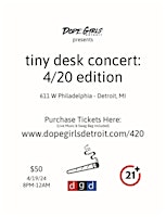 Imagem principal do evento tiny desk concert: 4/20 Edition