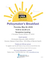 Primaire afbeelding van 13th Annual Mental Health Peer Connection Policymaker's Breakfast