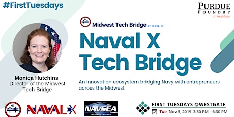 FIRST TUESDAYS @WestGate:  NavalX Tech Bridge primary image