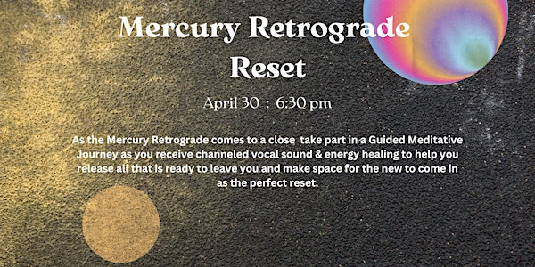 Mercury Retrograde Reset