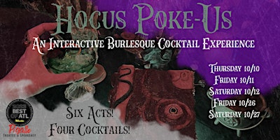 Imagem principal do evento Hocus Poke-Us: A Wicked Burlesque and Cocktail Experience