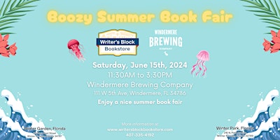 Imagem principal do evento Boozy Summer Book Fair