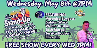 Primaire afbeelding van Sunset Standup @ U31 hosted by Mike McCalla - May 8