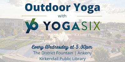 Imagen principal de Free Outdoor Yoga Every Wednesday in Ankeny!