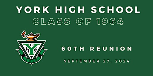 60th Reunion York High School Class of 1964  primärbild