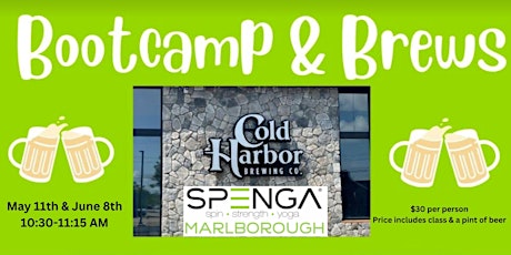 Bootcamp & Brews Presented by SPENGA & Cold Harbor Brewing Company