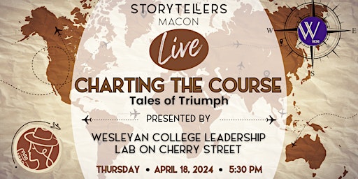 Imagem principal do evento STORYTELLERS MACON LIVE at  Wesleyan College Leadership Lab
