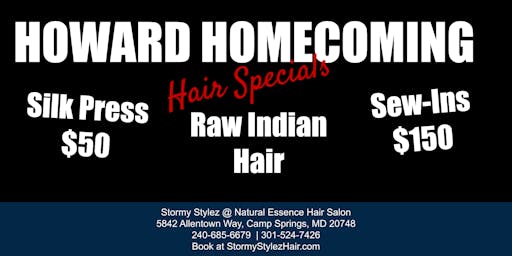Washington Dc Howard University Homecoming Events Next Week