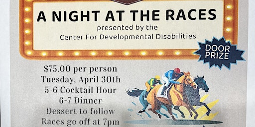 Imagem principal do evento CDD's Night at the Races at Back Road Brewing Company