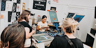 Imagem principal do evento Intro to screen printing workshop