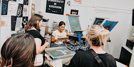 Intro to screen printing workshop