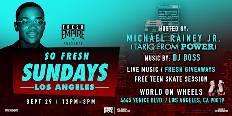 So Fresh Sunday Free Skate POWER edition hosted by Michael Rainey Jr. primary image