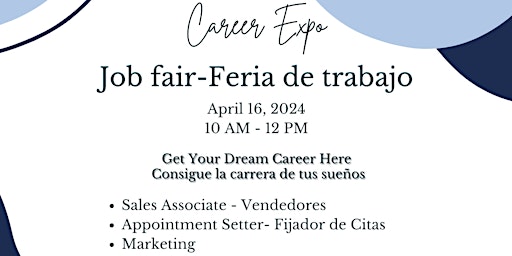 Job Fair-  Feria de trabajo primary image